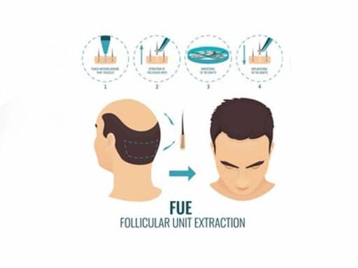 طريقة الشريحة FUT مقابل طريقة الاقتطاف FUE في زراعة الشعر 3
